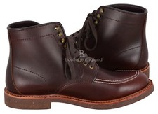 INDY BOOTS Vintage Classic Look Leather Boot High Ankle Dark Brown Western Boots