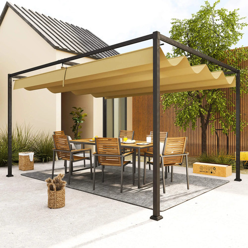 Metal pergola with - x, pergola,