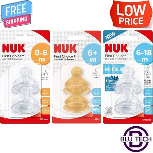 Nuk first choice teats for - nuk,