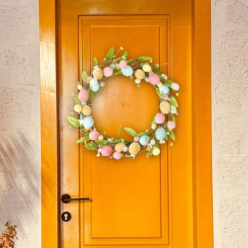 Easter door garland - easter,
