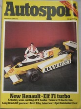 AUTOSPORT magazine 5 April 1979 featuring Fiat 131 Mirafiori sport road test