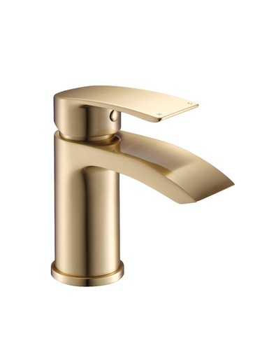 Modern cloakroom brushed brass - brushed,