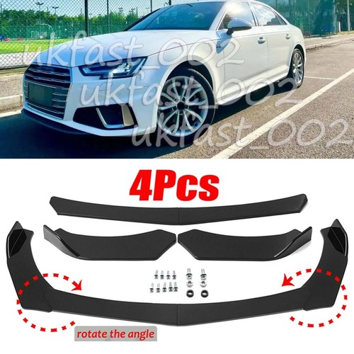 Front bumper lip body spoiler - front,