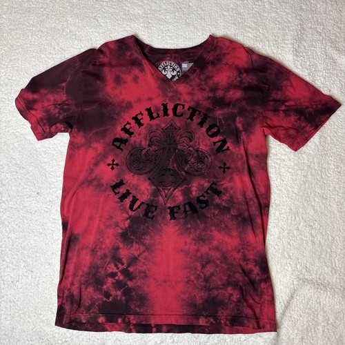 Affliction shirt neck - v,