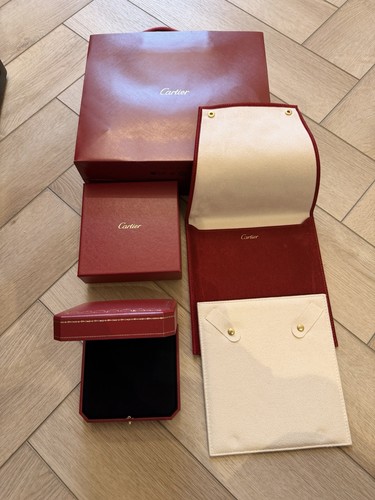 Cartier jewellery empty box - cartier,