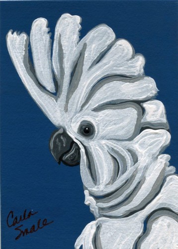 Aceo atc original painting - original,