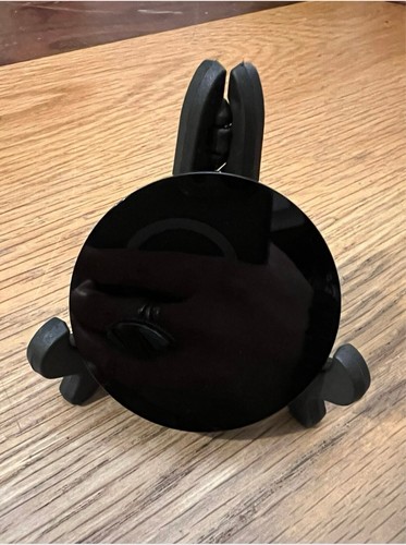 Black obsidian scrying mirror - black,