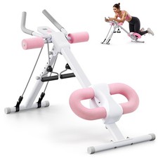 Ab Machine Abdominal Exerciser with Counter Foldable for Home Gym for Men Women