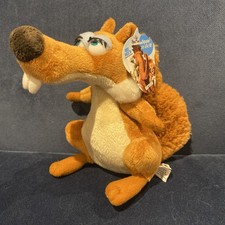 Ice Age Scratte The Squirrel Plush Soft Toy