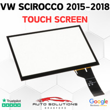 VW VOLKSWAGEN SCIROCCO 2015-2018 TOUCH SCREEN DIGITIZER MEDIA HEAD UNIT SAT NAV