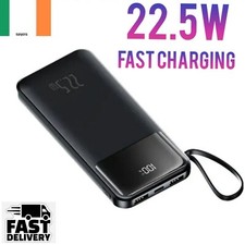 Ultra Slim 20000mAh Power Bank 3A Fast Charging 22.5W 2 USB Portable Charger