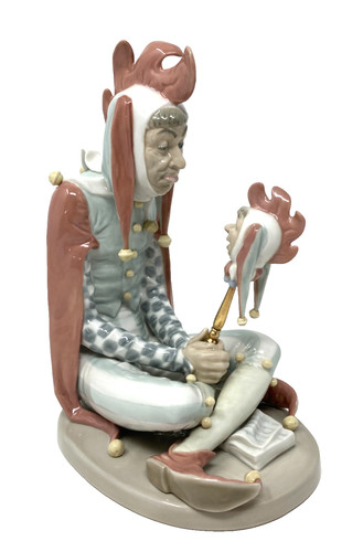 Lladro court jester - court,