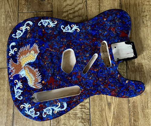 Unusual telecaster body blue - telecaster, body,