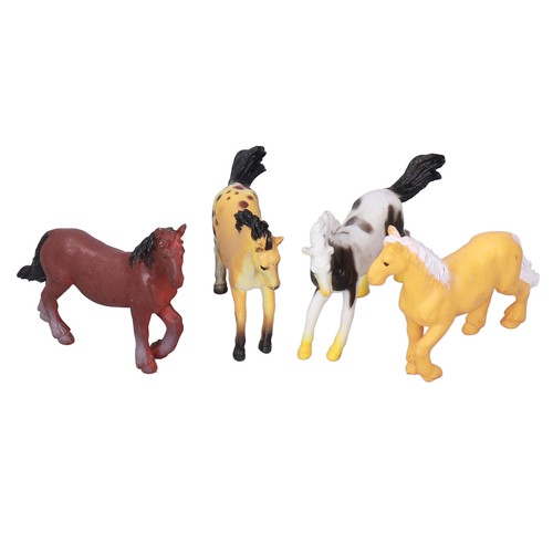 12x toy horses high simulation - horses,