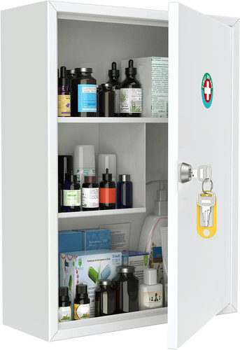 Wall mount medicine - medicine, cabinet