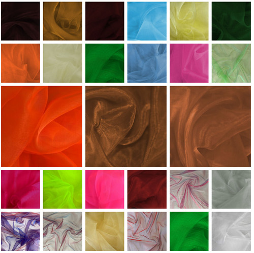 Sheer organza fabric voile - sheer,
