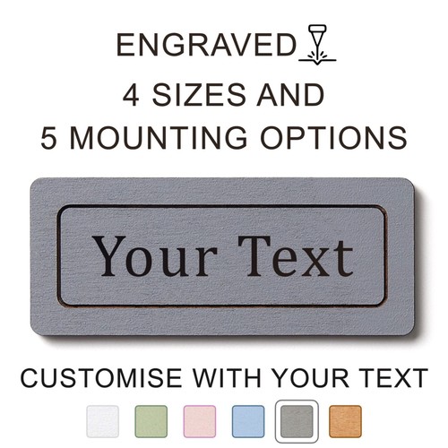 Personalised wooden sign - personalised,