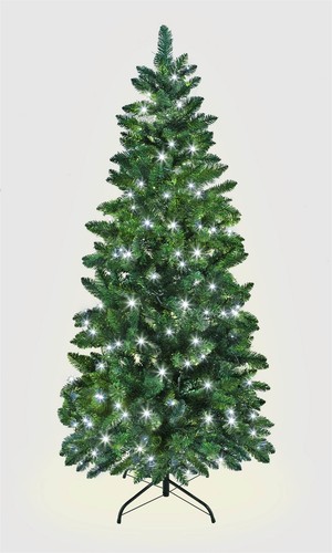 Christmas tree pre lit slim - christmas,