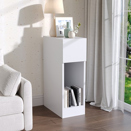 Small narrow bedside table - small,