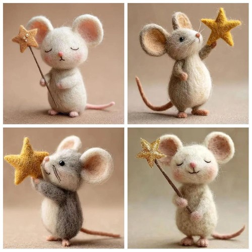 Cute mouse felt - cute, mice