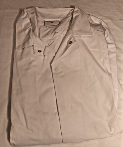 White lab coat overcoat - white,