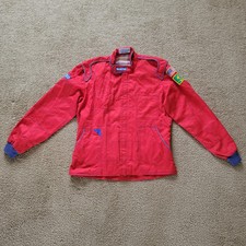 Sparco USA Brazil Size L Made In Italy Vintage Red Racing Jacket 