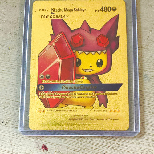 Pikachu cosplay mega sableye - pikachu,