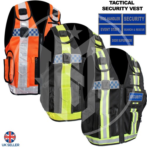 Hiviz security vest - vest, tactical