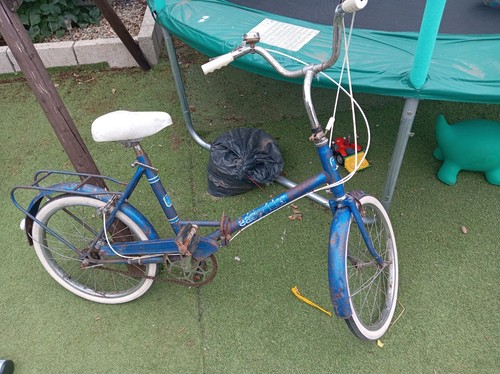 Vintage folding bicycle 1970s - vintage,