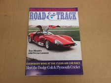 ROAD & TRACK magazine December 1970 custom drag racing Pinto Corolla Mazda R100