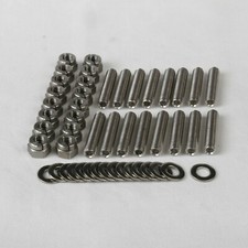 Cosworth Exhaust Manifold Studs & Aerotight Nuts, Escort RS Sierra YB Stainless