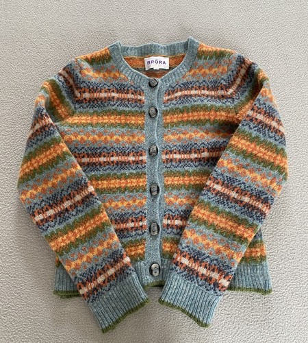 Brora fairisle cardigan 6 - cardigan,