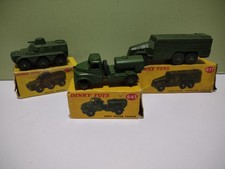 ORIGINAL DINKY MILITARY JOB LOT No 634 / 676 / 677 BOXED