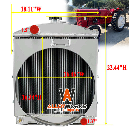 Row radiator for case - radiator,