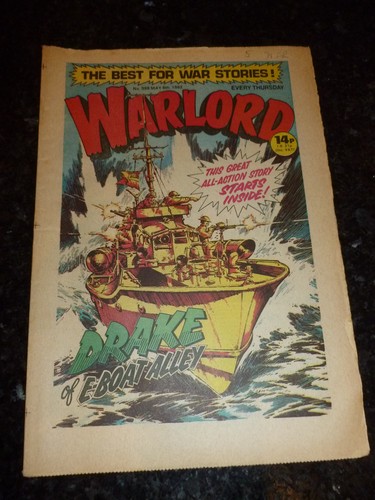 Warlord comic issue 398 - comic,