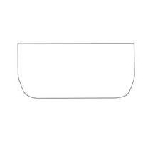 Volvo Excavator Lower Front Window 382mm x 818mm