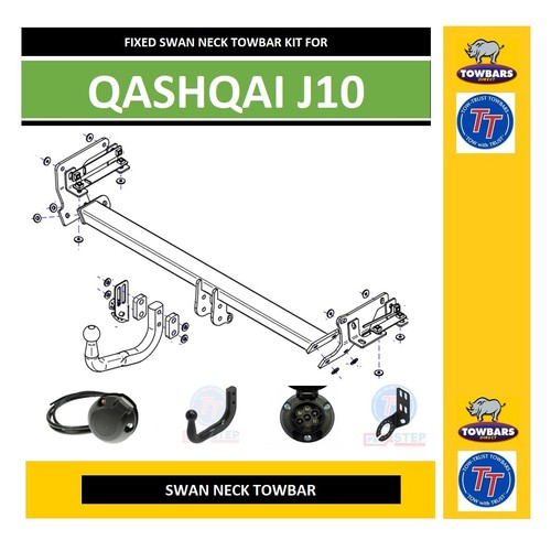 Towbar swan neck for - towbar,