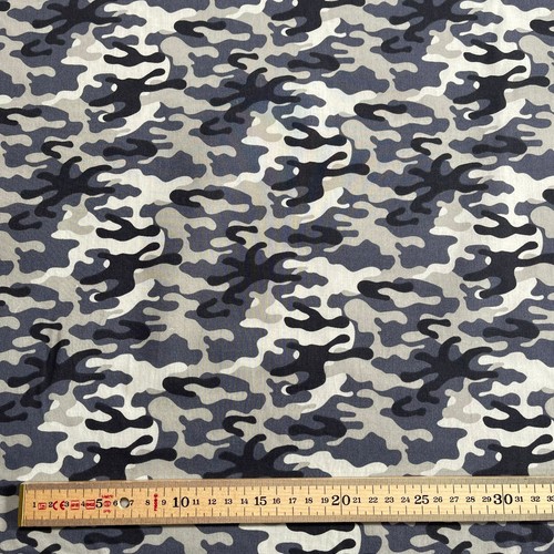 Polycotton fabric camouflage - fabric,