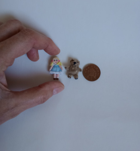 Micro dollshouse dolls doll - dollshouse,