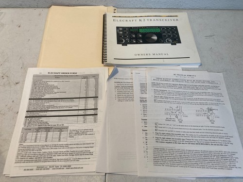 Elecraft transceiver - elecraft, k2