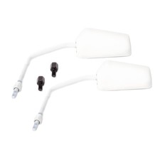 2x F1 mirror white for China