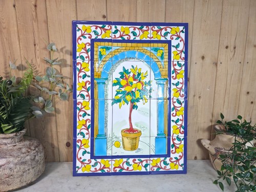 Italian ceramic hand painted - italian,