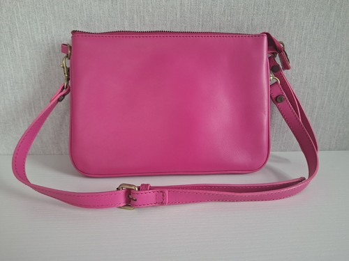 Boden hot pink double pouch - pink,
