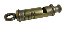 Vintage J Hudson Metropolitan Police Whistle 244 Barr St Birmingham -