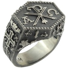 Knights Templar Cross Chi Rho