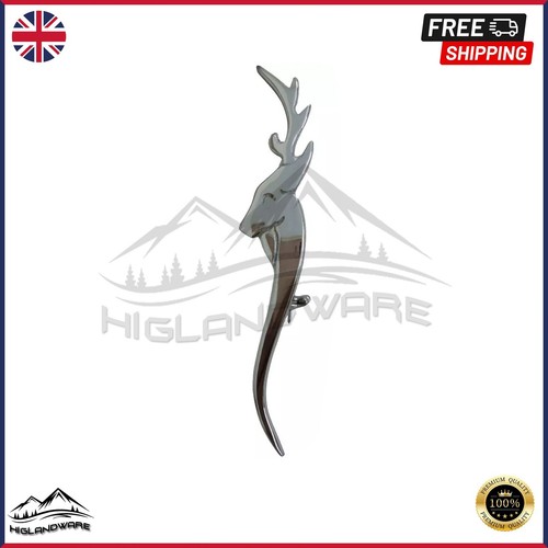 Highland stag head - head, kilt