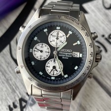 Seiko Watch 7T32 Mens Vintage