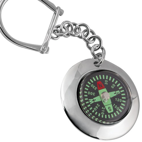 Compass key ring 925 - key,
