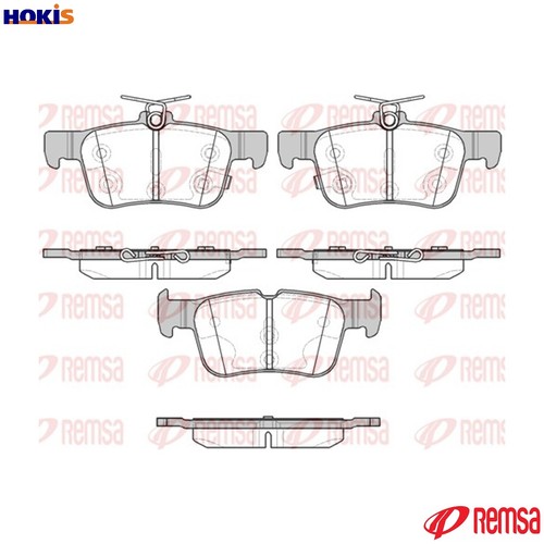 Brake pad set disc - brake,