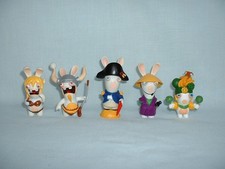 RAVING RABBIDS RABBITS Set Of TRAVEL IN TIME & INVADE THE WORLD Figures UBISOFT